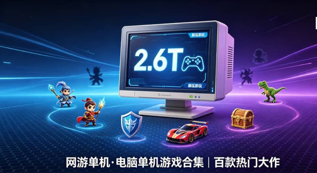 2026-07-31 10_20_21-【新提醒】2.6T网游单机电脑单机游戏合集，解压即玩，含百款热门.png